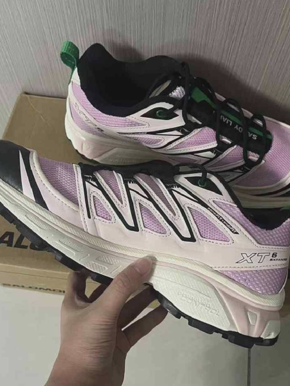 Salomon XT-6 Expanse Sandy Liang Purple & Black Sneakers - Picture 3 of 6